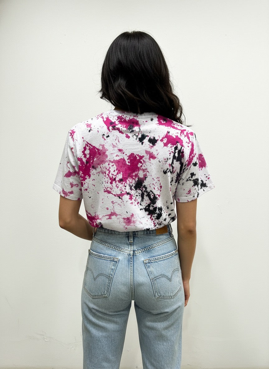 T-shirt Unisexe Tie and Dye – Pièce Unique | Fait Main & Écoresponsable