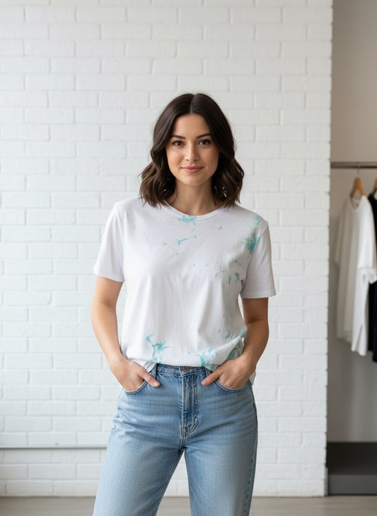 T-shirt Unisexe Tie and Dye – Pièce Unique | Fait Main & Écoresponsable