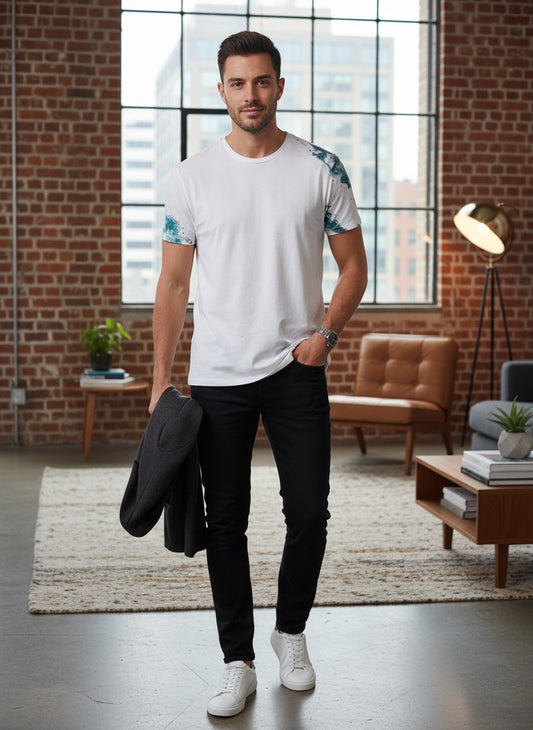 T-shirt Unisexe Tie and Dye – Pièce Unique | Fait Main & Écoresponsable