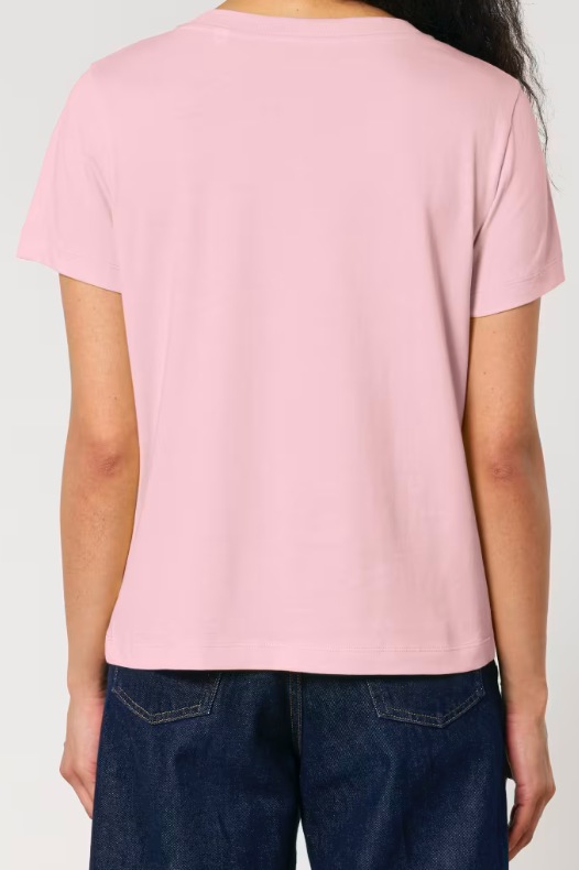 Le t-shirt col V pour femme
