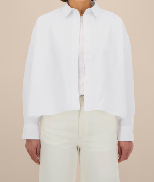 La chemise femme coupe Boxy