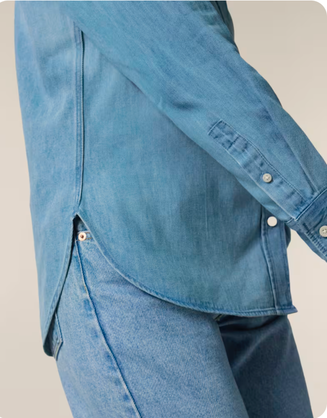 La chemise femme en jean