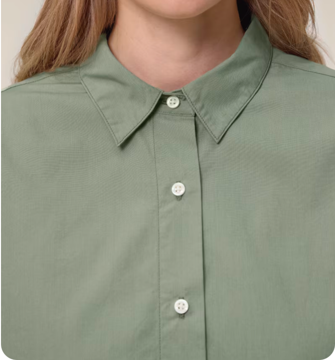 La chemise femme en popeline coupe Relaxed