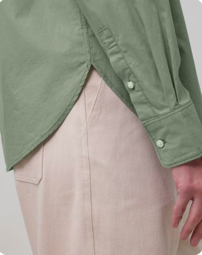 La chemise femme en popeline coupe Relaxed