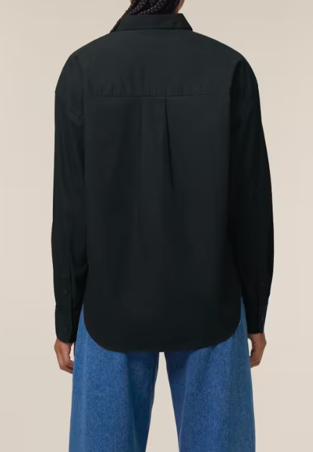 La chemise femme en popeline coupe Relaxed