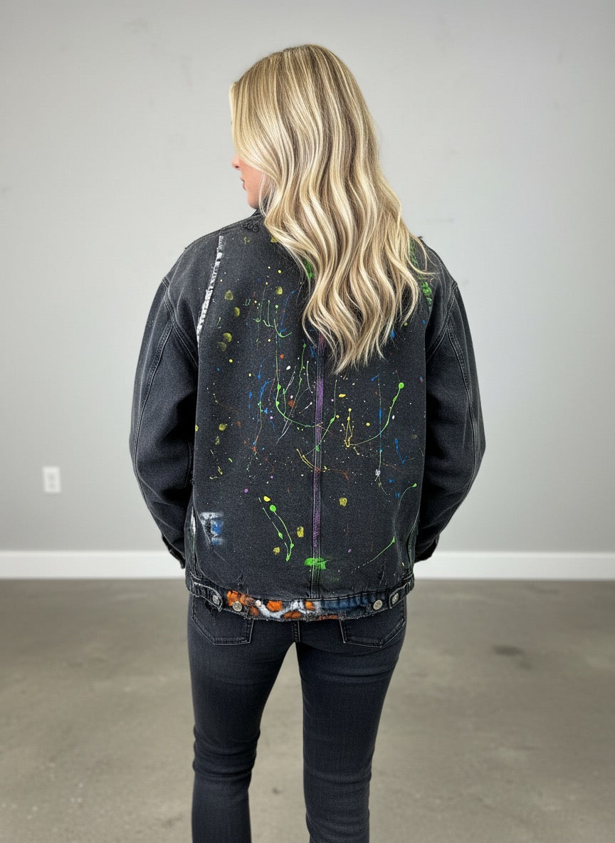 Veste  en jean Upcyclé