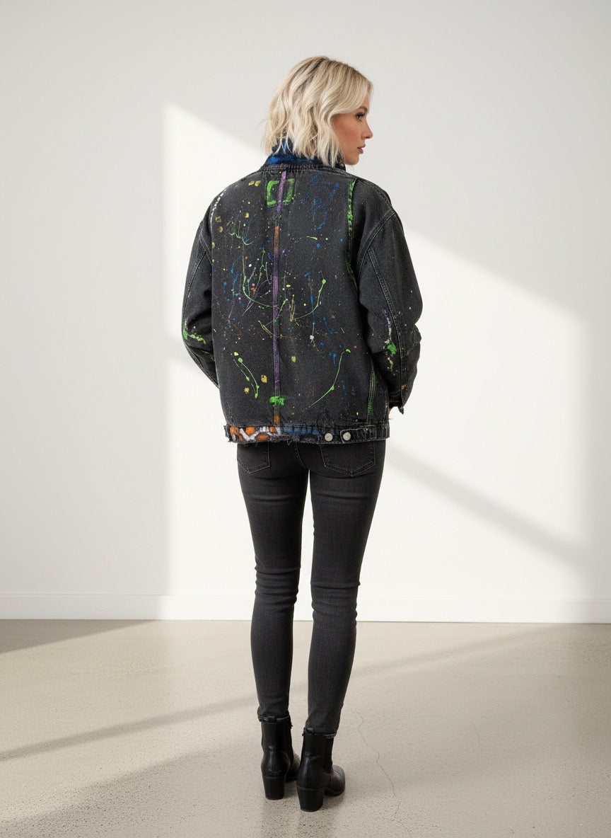 Veste  en jean Upcyclé