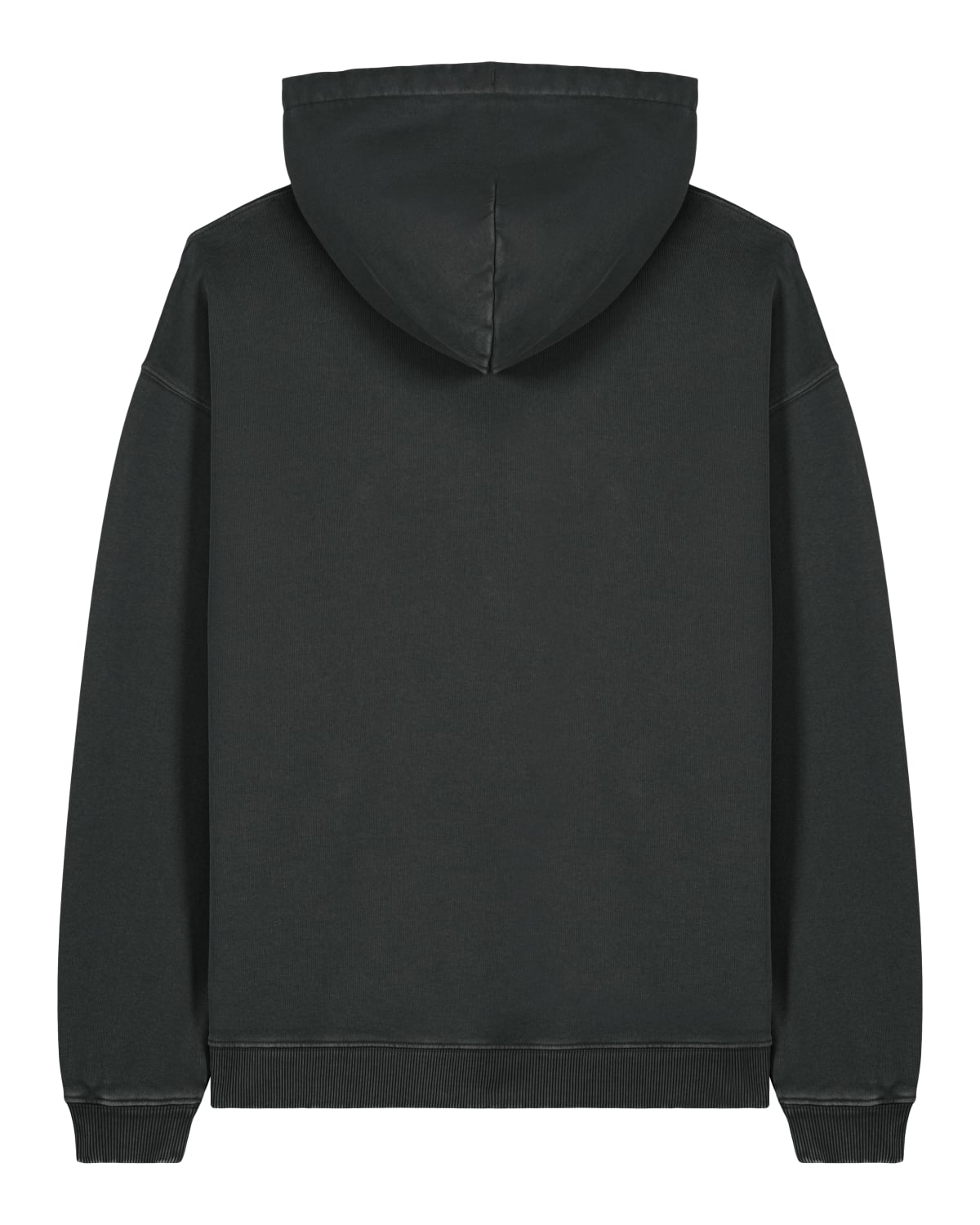 Le hoodie sweatshirt teint en pièce oversize