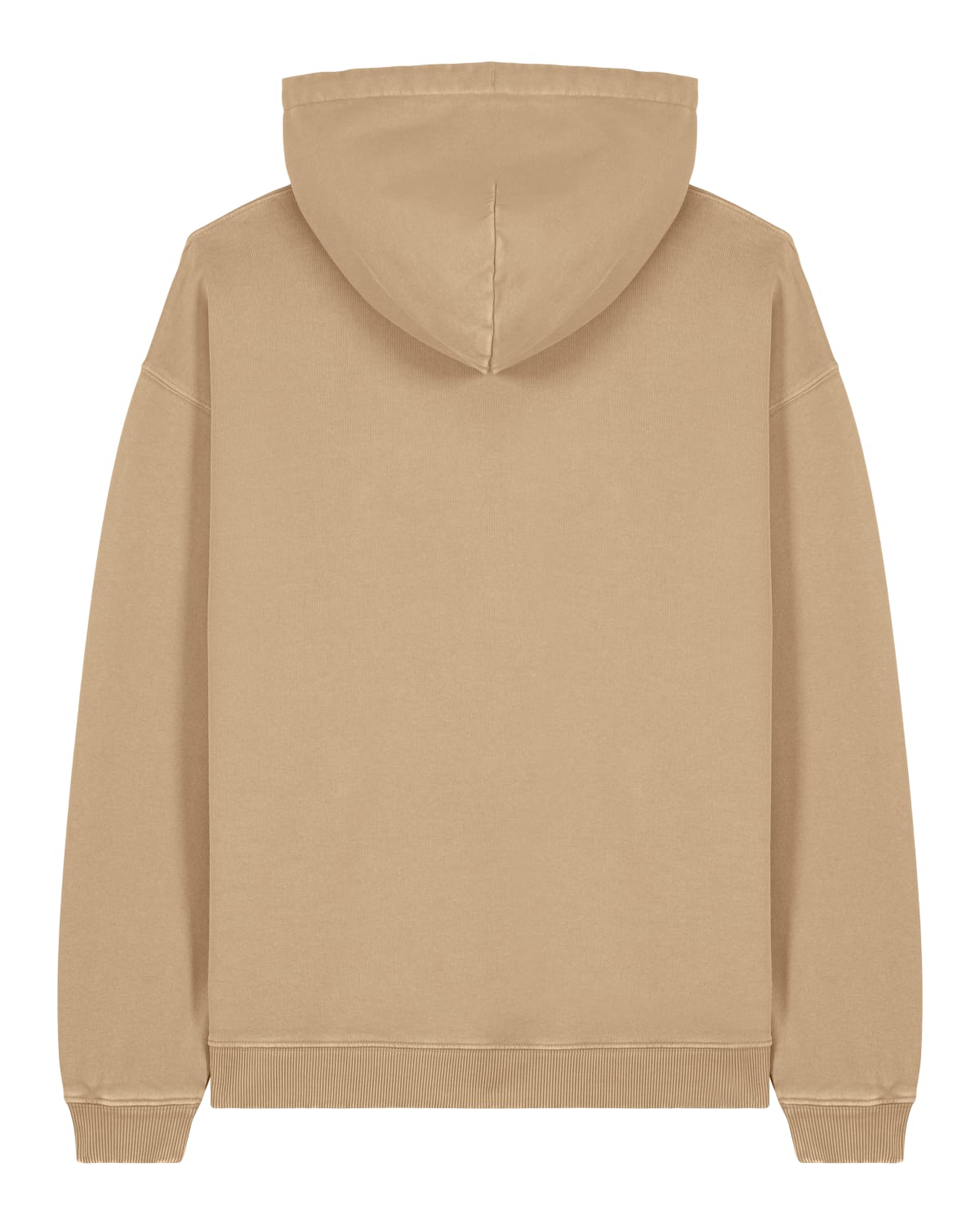 Le hoodie sweatshirt teint en pièce oversize