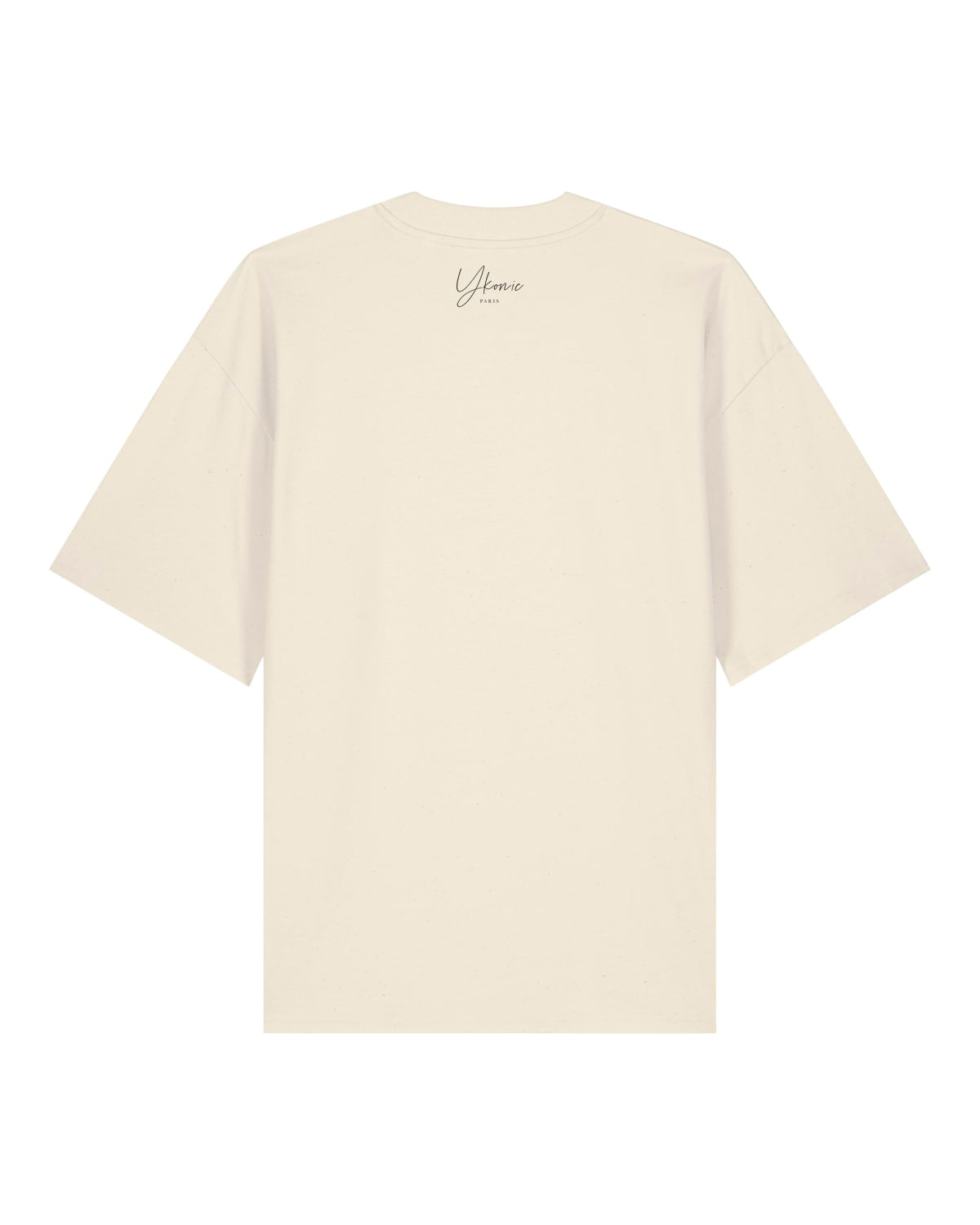 Le T-shirt unisexe surdimensionné à col montant