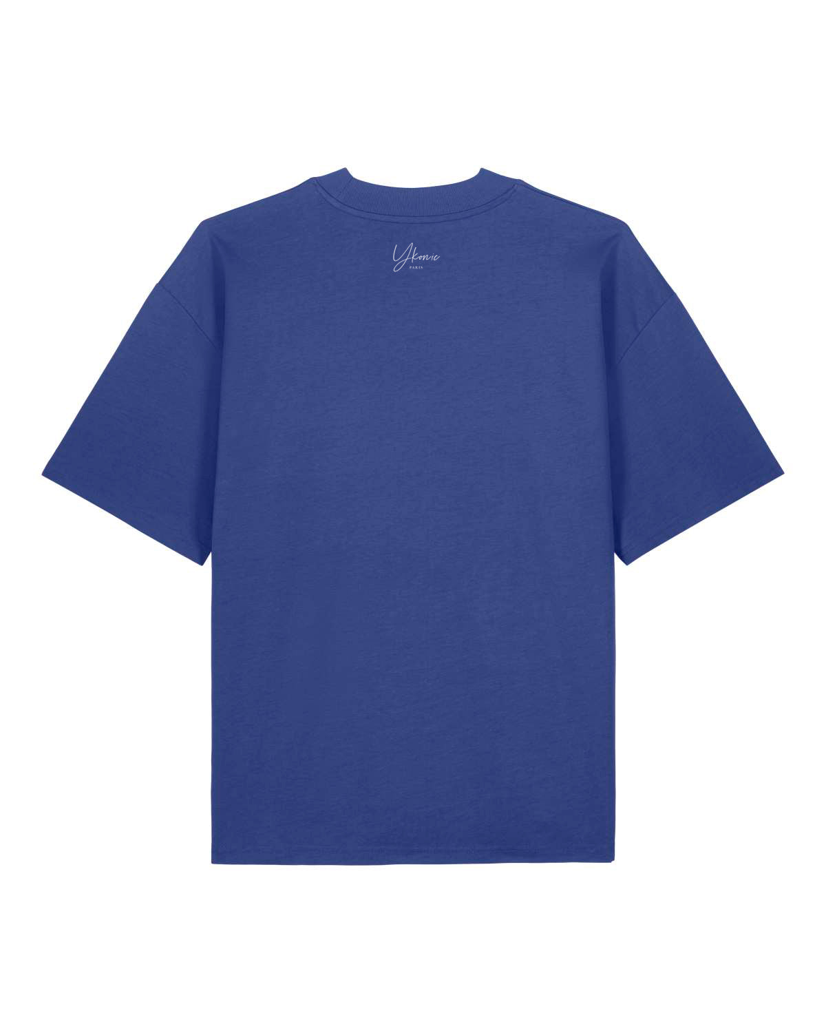 Le T-shirt unisexe surdimensionné à col montant