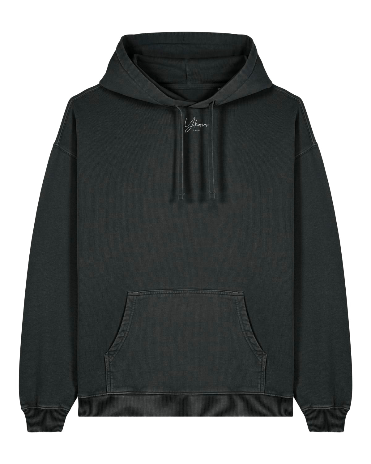 Le hoodie sweatshirt teint en pièce oversize