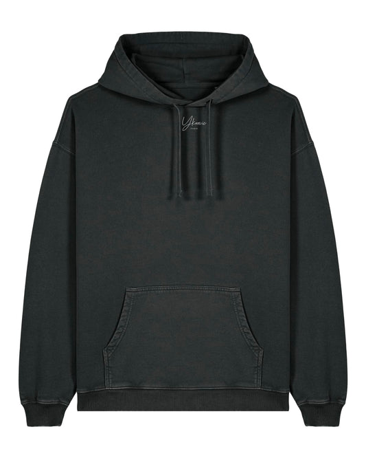 Le hoodie sweatshirt teint en pièce oversize