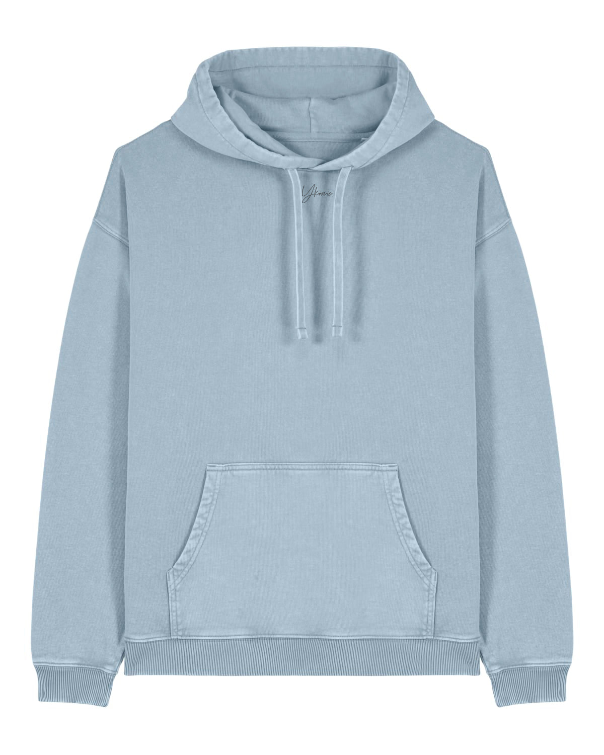 Le hoodie sweatshirt teint en pièce oversize