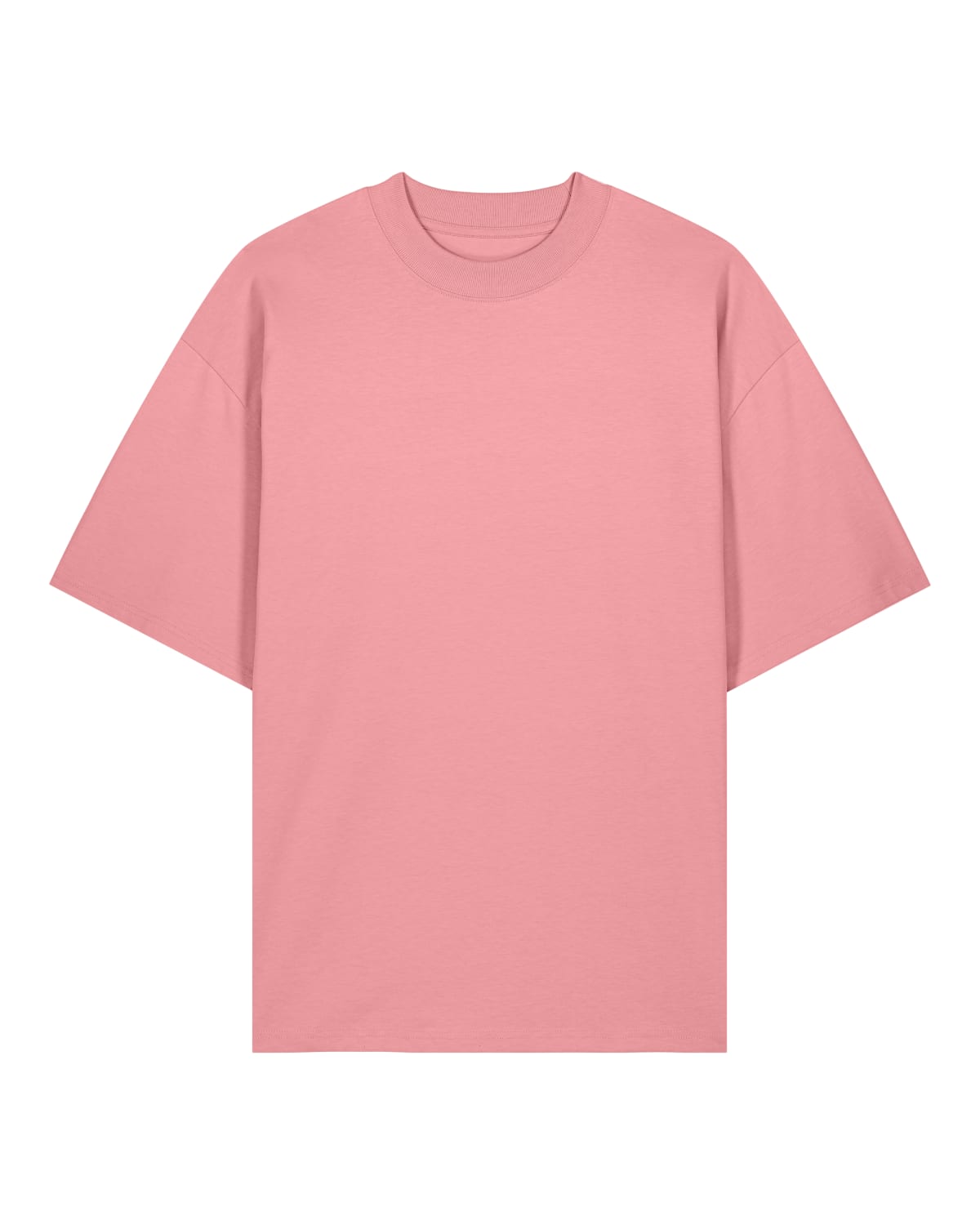 Le T-shirt unisexe surdimensionné à col montant