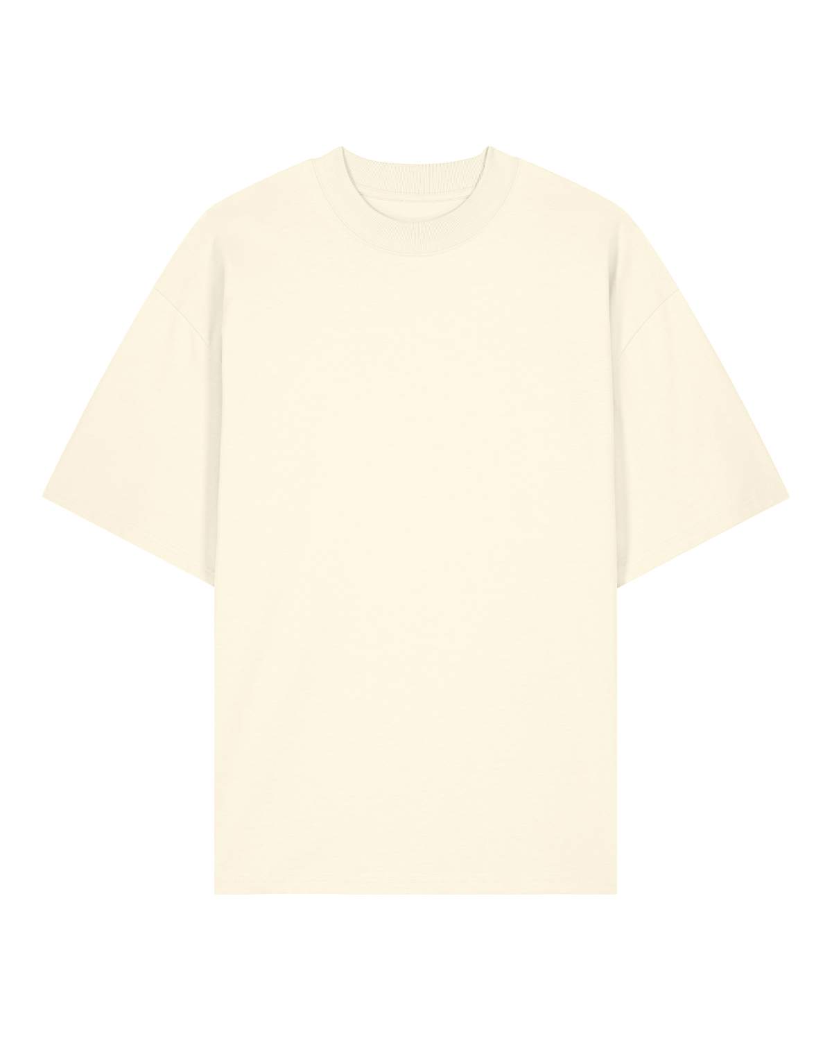 Le T-shirt unisexe surdimensionné à col montant